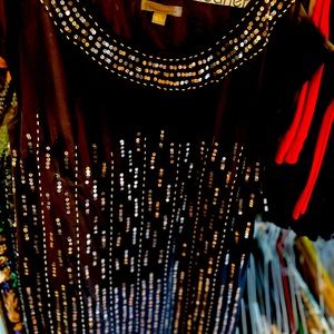 Sparkly tunic, short dress or shift